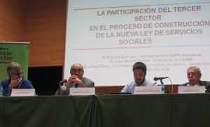 Lee más sobre el artículo Acto sobre la participación del Tercer Sector en la nueva Ley de Servicios Sociales de Andalucía