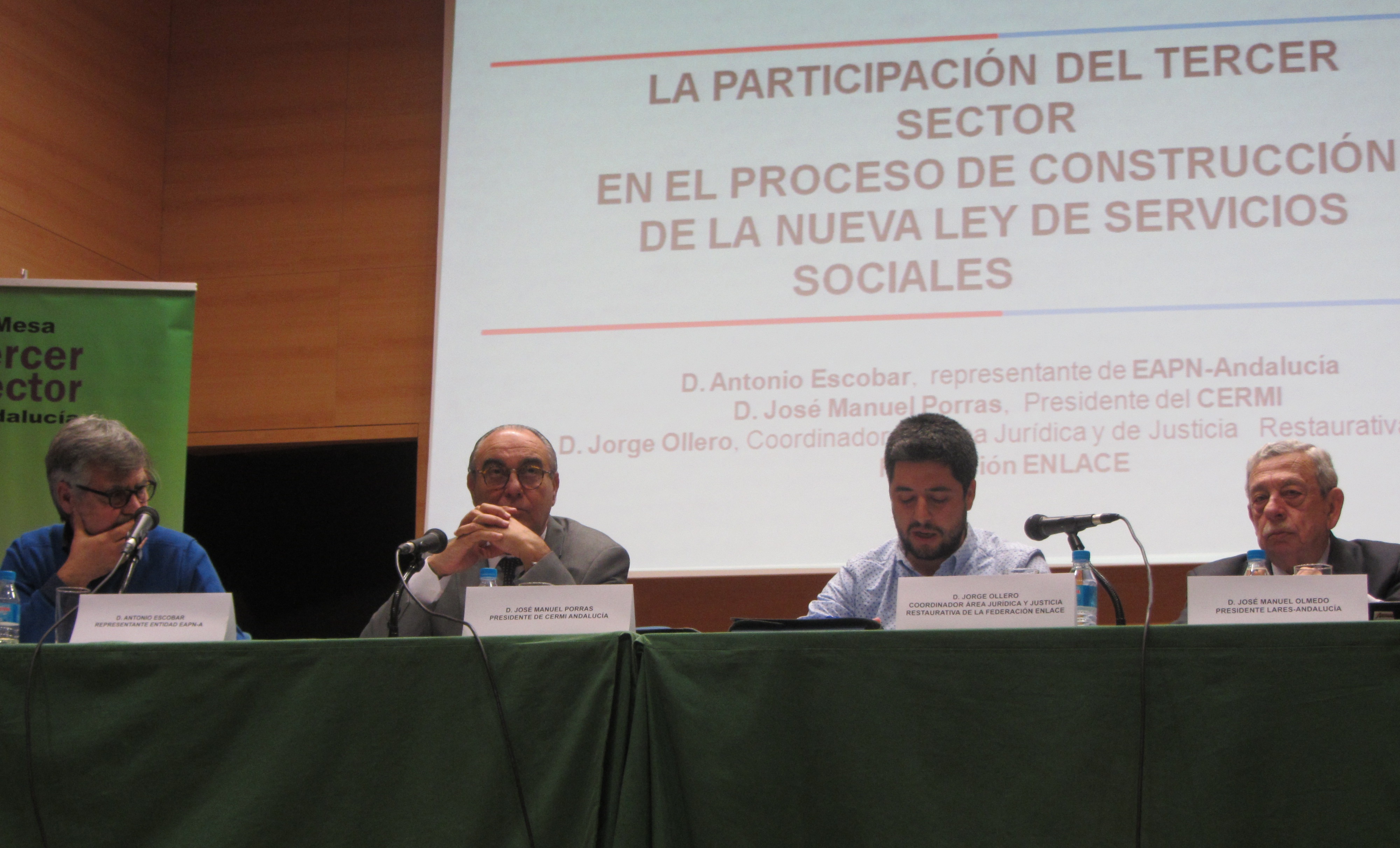 Lee más sobre el artículo Acto sobre la participación del Tercer Sector en la nueva Ley de Servicios Sociales de Andalucía