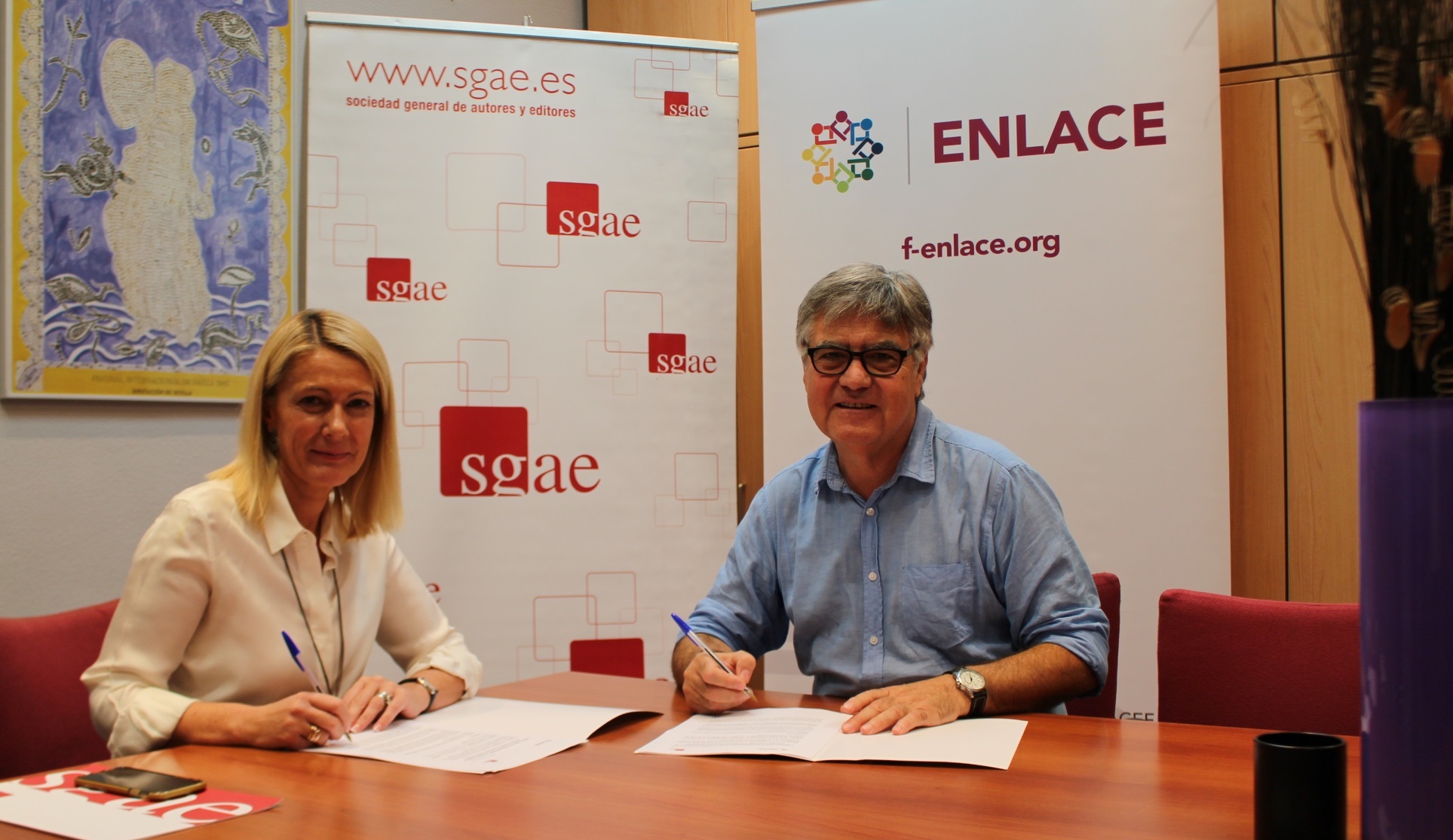 Lee más sobre el artículo ENLACE firma un convenio de colaboración con SGAE