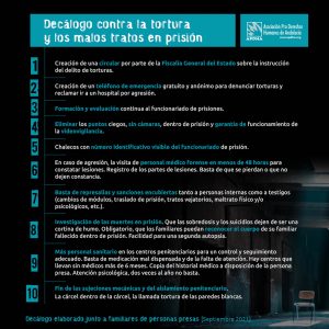 Lee más sobre el artículo 14 organizaciones reclaman medidas contra la tortura y los malos tratos en prisión