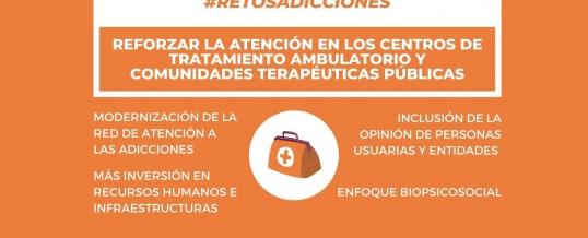 Comunicado 26J: ENLACE demanda más atención a las adicciones en Andalucía