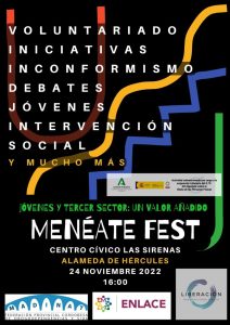 Lee más sobre el artículo Menéate Fest. Jóvenes y Tercer Sector
